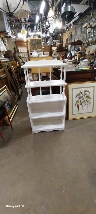 SMALL WHITE BOOK SHELF