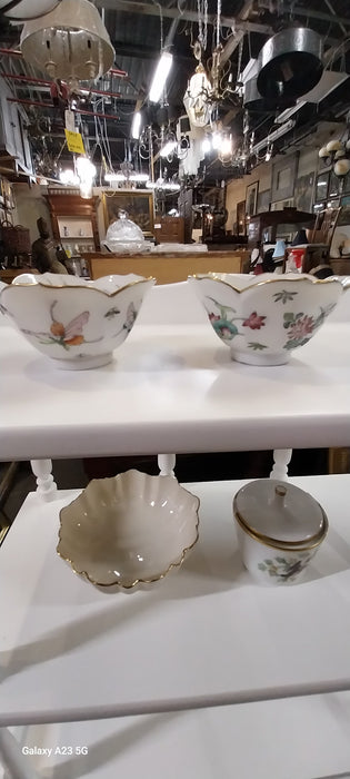 PAIR OF SMALL BUTTERFLY BOWLS