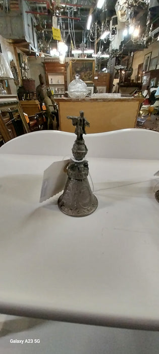 SILVER FIGURAL BELL