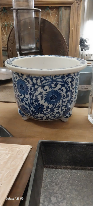 BLUE AND WHITE ASIAN JARDINIERE