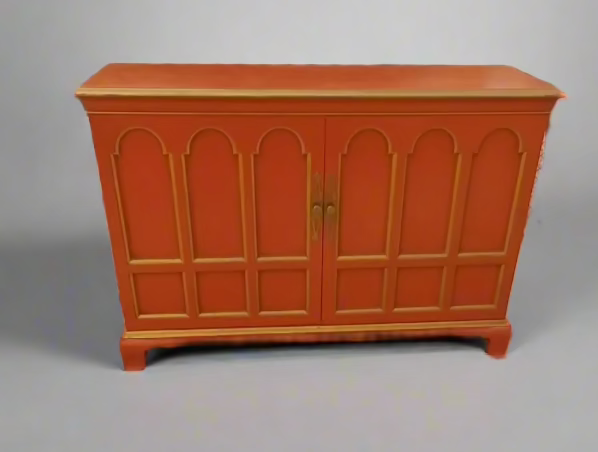 SHALLOW ORANGE ASIAN CONSOLE