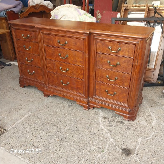 TALL 12 DRAWER DRESSER-NOT OLD