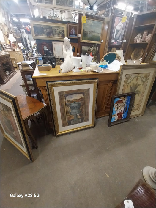 LARGE PRINT OF URN IN NICE FRAME (1 OF 2)