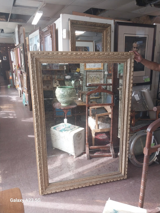 LARGE GOLD FRAMED 3 PANEL MIRROR