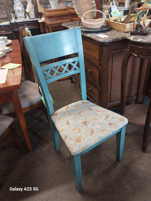 BLUE HIGH BACK CHAIR