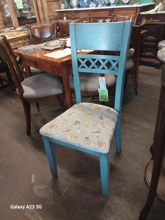 BLUE HIGH BACK CHAIR