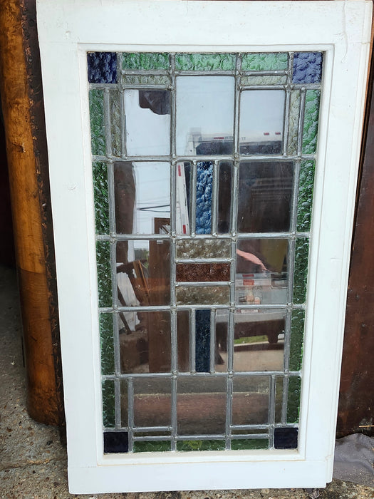 ENGLISH STAINED  GLASS WINDOW