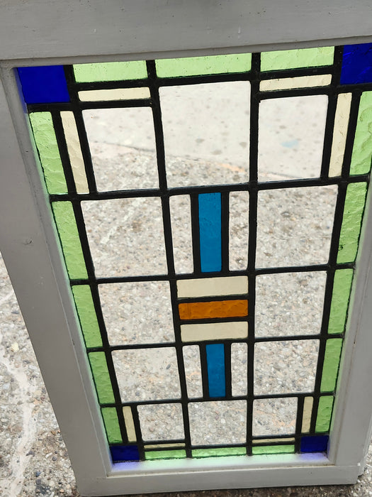 ENGLISH STAINED  GLASS WINDOW