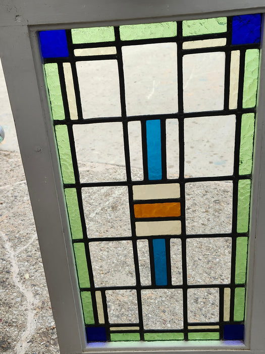 ENGLISH STAINED  GLASS WINDOW