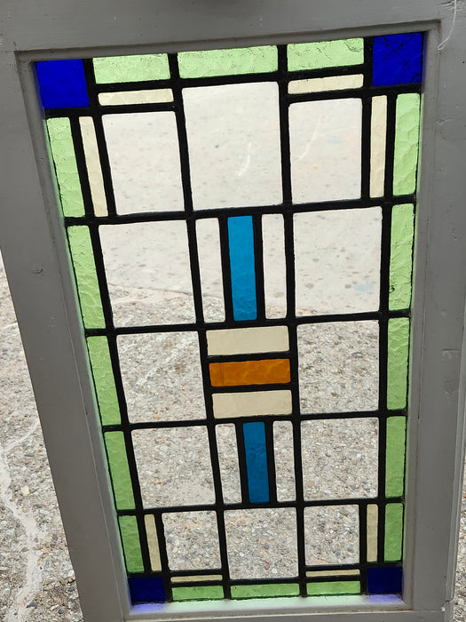 ENGLISH STAINED  GLASS WINDOW