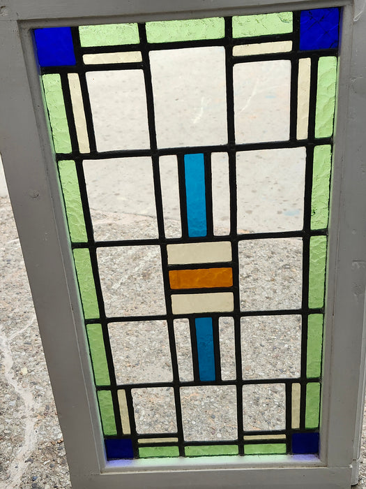 ENGLISH STAINED  GLASS WINDOW