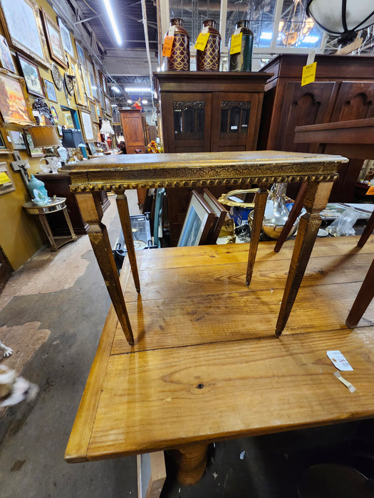 SMALL FLORENTINE GOLD RECTANGULAR  TABLE