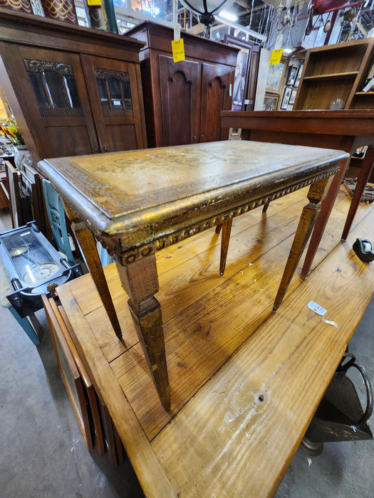 SMALL FLORENTINE GOLD RECTANGULAR  TABLE