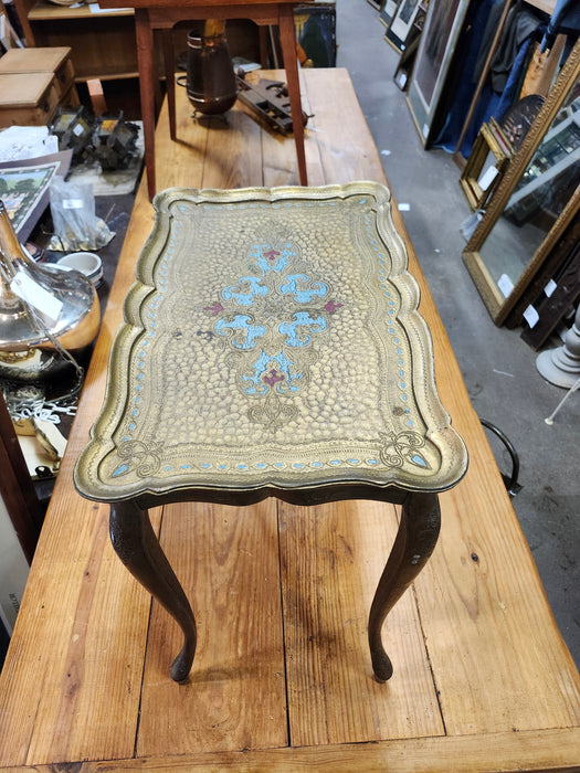 RECTANGULAR SCALLOPED EDGE FLORENTINE TABLE