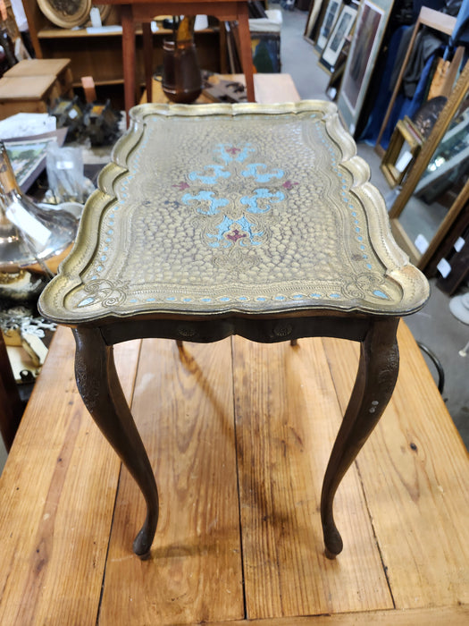 RECTANGULAR SCALLOPED EDGE FLORENTINE TABLE