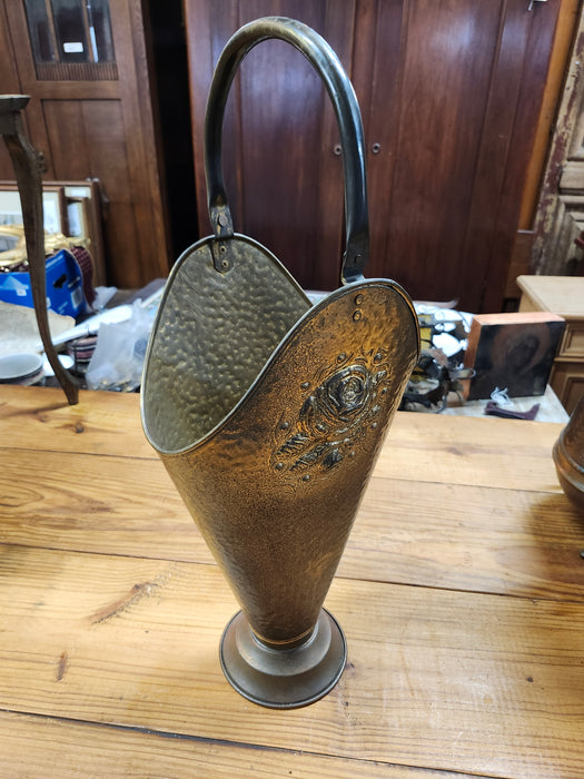 BRASS UMBRELLA STAND WITH HANDLE
