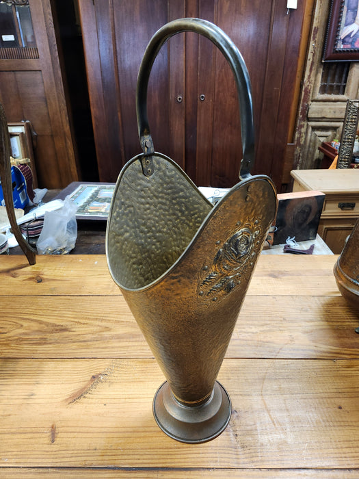BRASS UMBRELLA STAND WITH HANDLE