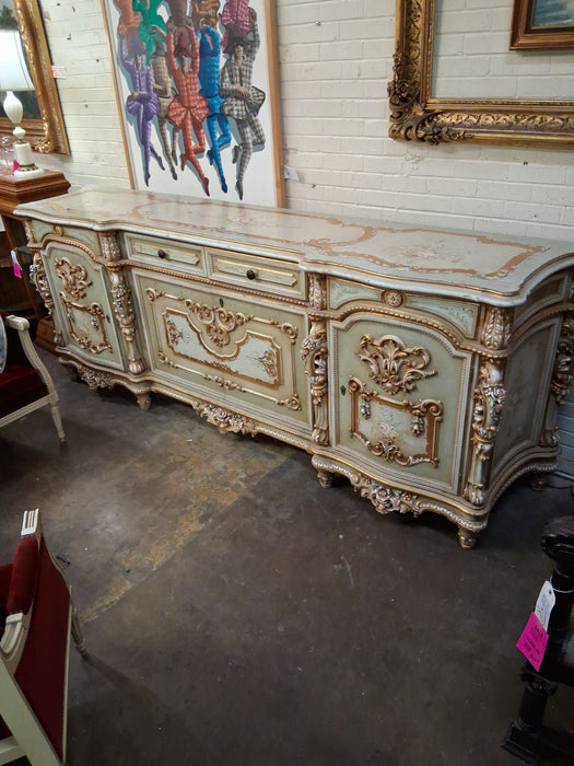 ITALIAN BAROQUE PAINTED SIDEBOARD