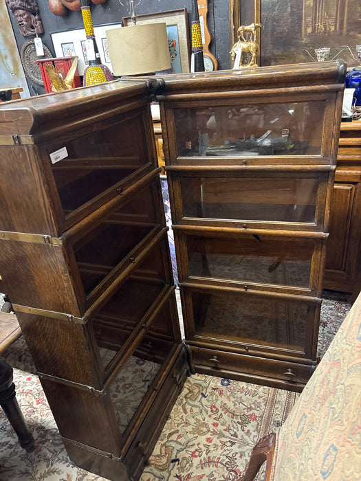 CORNER BOOKCASE GLOBE WERNICKE