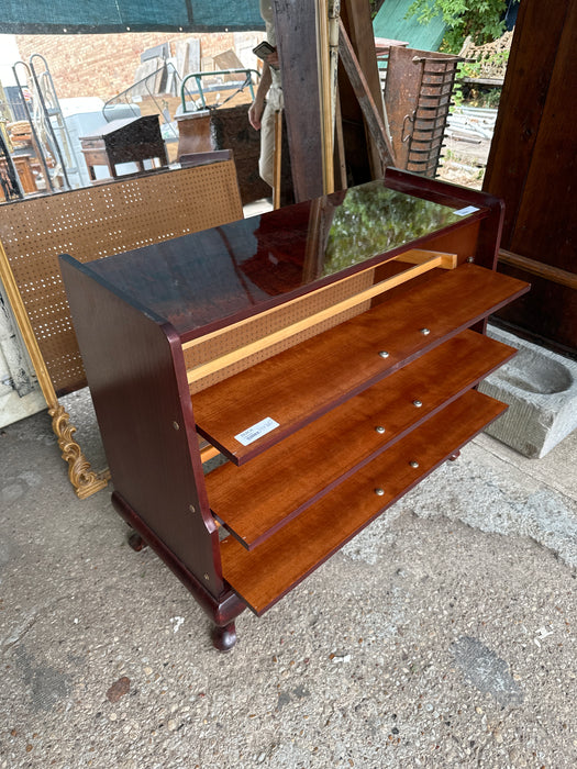MID CENTURY SMALL SHOE CABINET