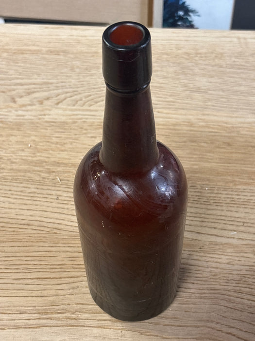 BROWN GLASS BOTTLE