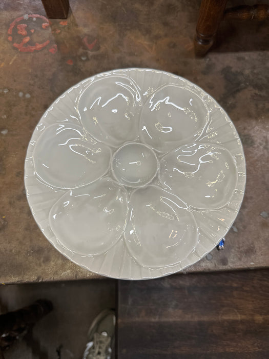WHITE OYTER PLATE