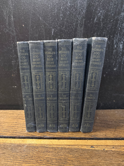 SET OF 6 SMALL BLACK BOOKS