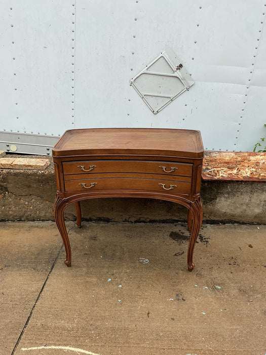 LOUIS XV WALNUT STAND WITH DRAWER