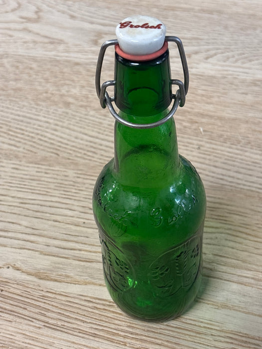 GREEN GROLSH BEER BOTTLE