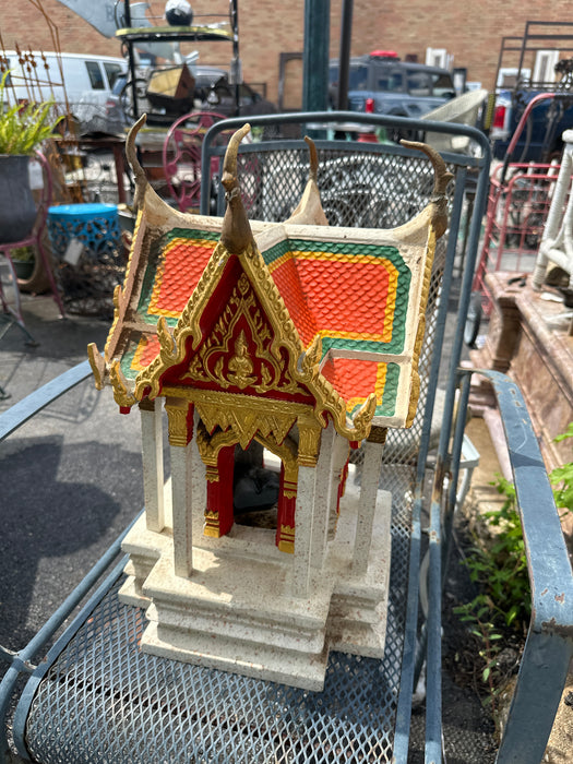 SMALL ASIAN TERRA COTTA TEMPLE AS FOUND