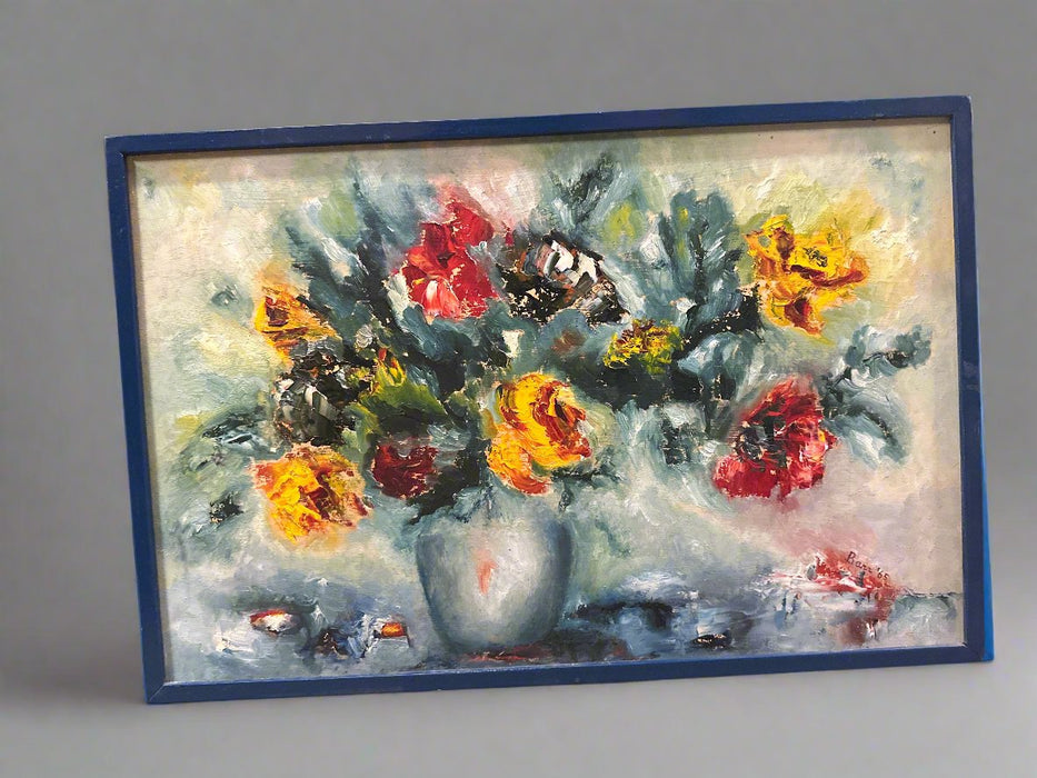 SIGNED MCM FLORAL STILL LIFE