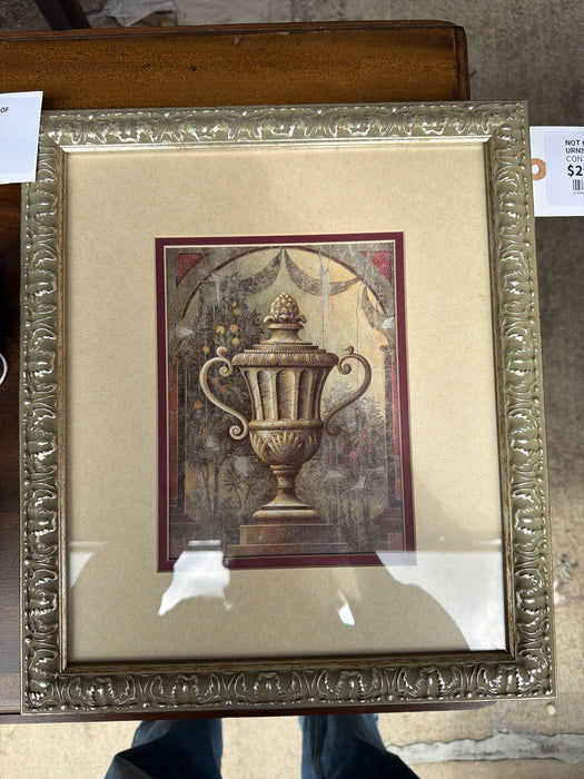 NOT OLD BOMBAY PRINT OF URNS 1 OF 2