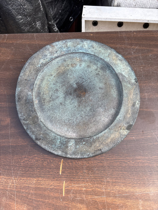 SET OF 4 LARGE COPPER PLATES