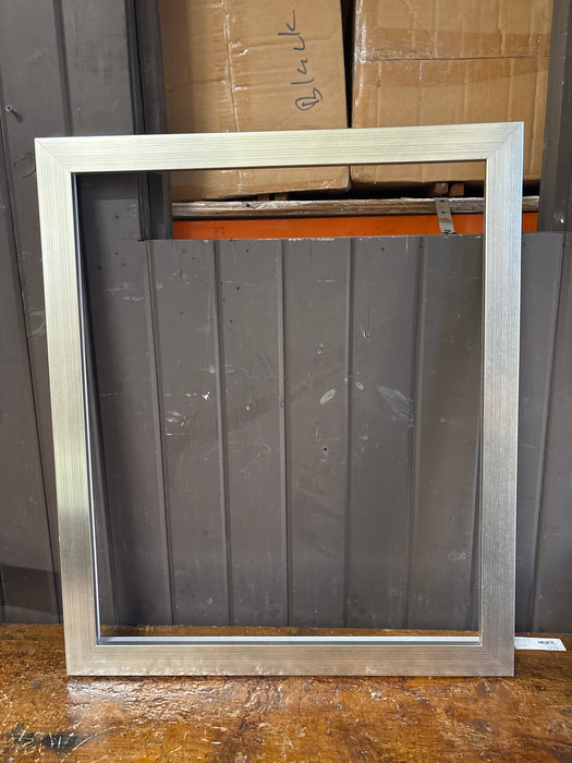HEAVY MODERN FRAME WITH SILVER FINISH