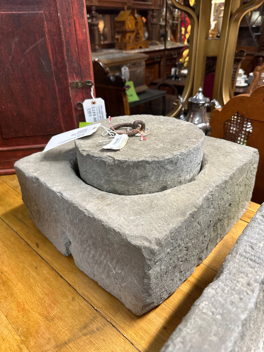 STONE CHEESE PRESS-2 PIECES