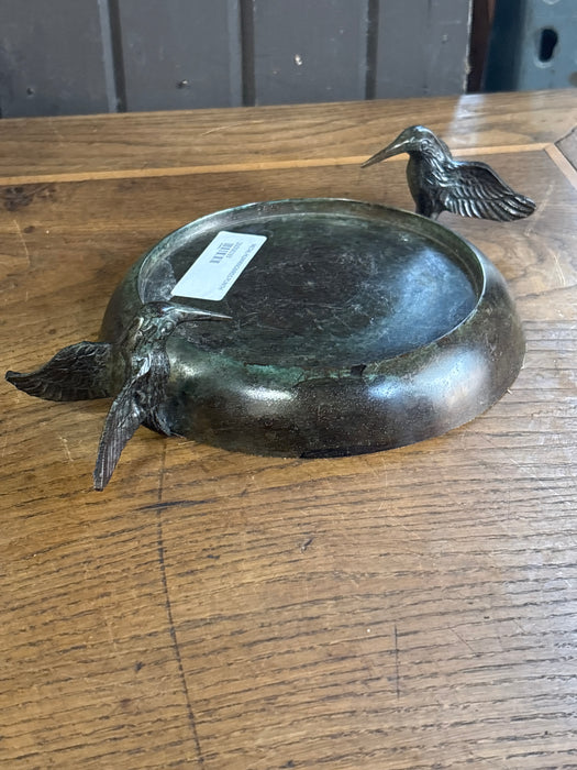 METAL HUMMINGBIRDS PLINTH