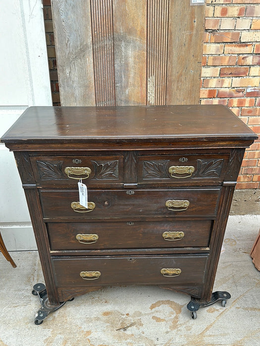 EDWARDIAN 5 DRAWER  CHEST