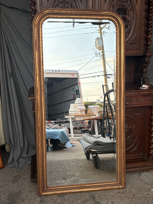 LOUIS PHILIPPE  GILT FRAMED BEVELED MIRROR