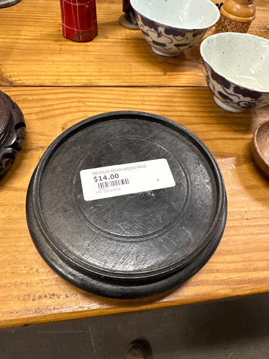 MEDIUM ASIAN WOOD BASE