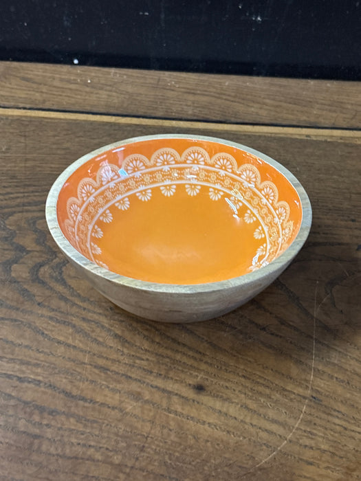 SET OF 6 PIONEER WOMAN WOOD BOWL