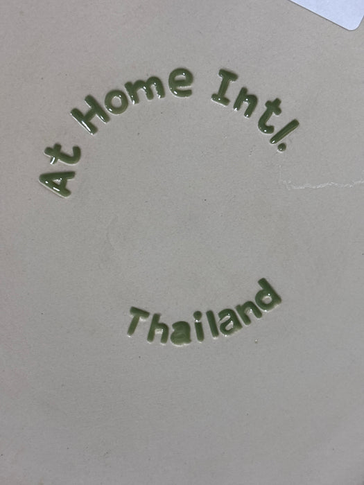 GREEN AND YELLOW THAI BAKING DISH