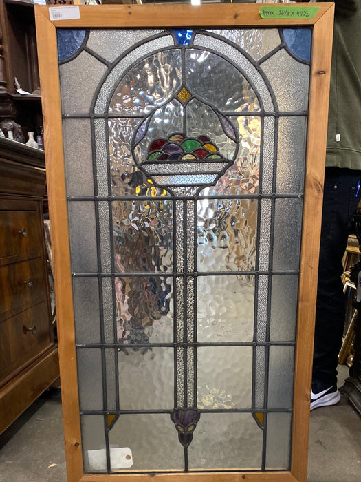 STAINED GLASS WINDOW EARLY 1900s