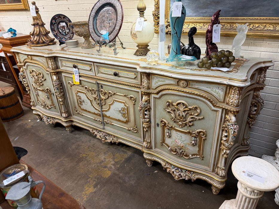 ITALIAN BAROQUE PAINTED SIDEBOARD