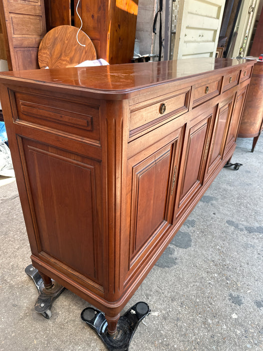 LOUIS XVI WALNUT 4 DOOR SIDEBOARD