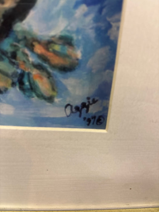 MANATISSE PAINTING SIGNED AGGIE