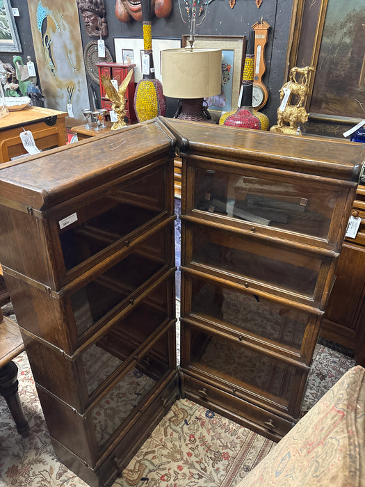 CORNER BOOKCASE GLOBE WERNICKE