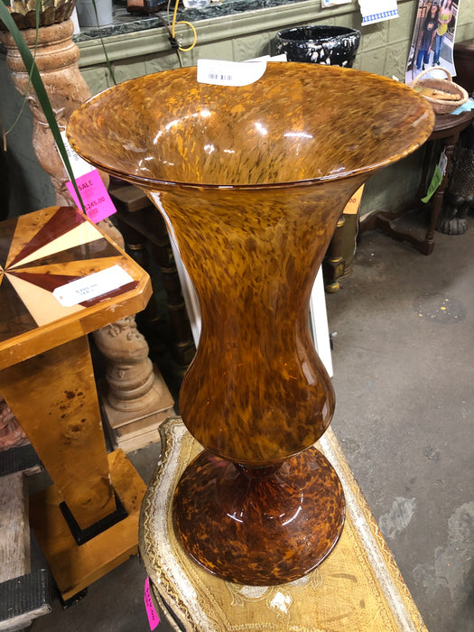 TALL LARGE MURANO GLASS VASE