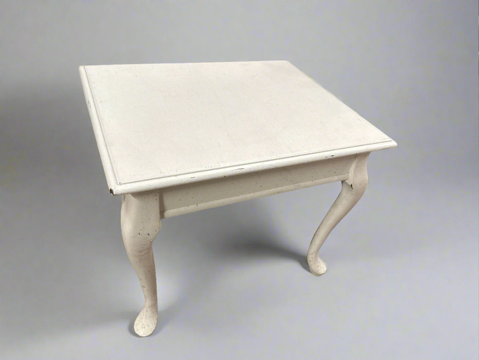 QUEEN ANNE WHITE TABLE