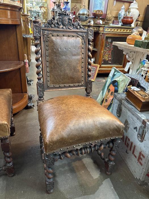 SET OF 6 PETITE BARLEY TWIST CHAIRS - AS FOUND