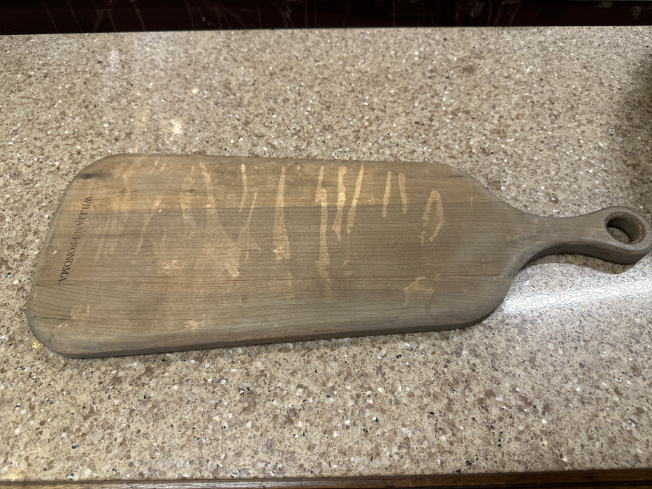 PRIMITIVE PADDLE WOOD CUTTING BOARD
